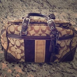 Set: Coach medium bowling bag & matching wallet